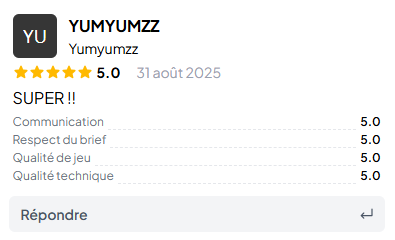 Avis YUMYUMZZ 5/5